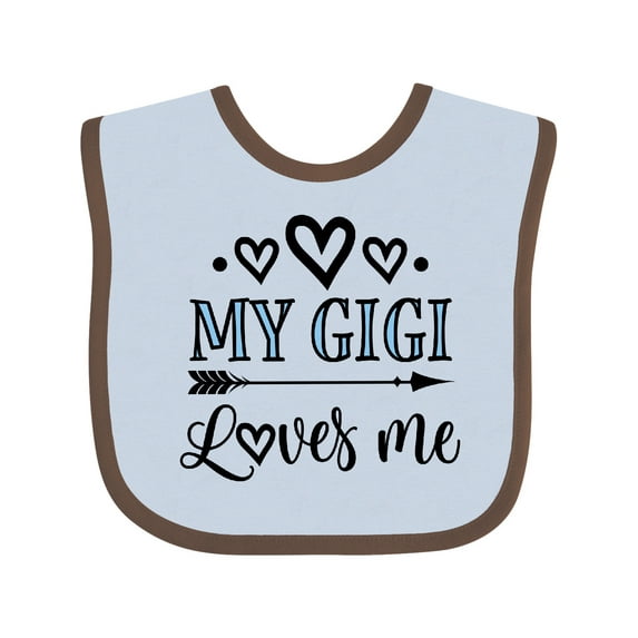 Inktastic My Gigi Loves Me Boys or Girls Baby Bib