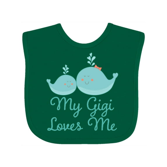 Inktastic My Gigi Loves Me Boys or Girls Baby Bib