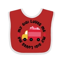 Inktastic My Gigi Loves Me Boys or Girls Baby Bib