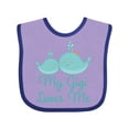 thumbnail image 1 of Inktastic My Gigi Loves Me Boys or Girls Baby Bib, 1 of 4