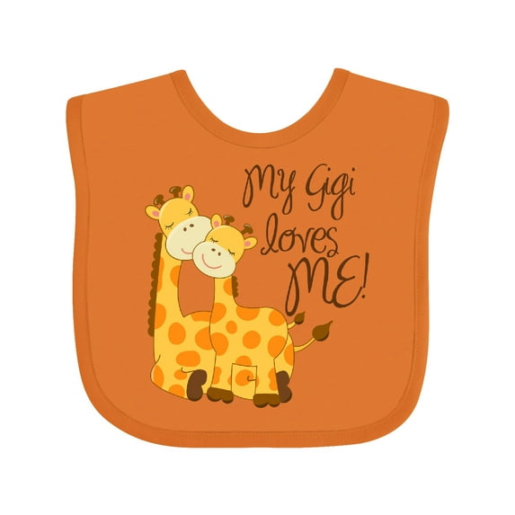 Inktastic My Gigi Loves Me Boys or Girls Baby Bib