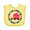 thumbnail image 1 of Inktastic My Gigi Loves Me Boys or Girls Baby Bib, 1 of 4