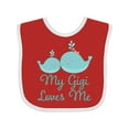 thumbnail image 1 of Inktastic My Gigi Loves Me Boys or Girls Baby Bib, 1 of 4