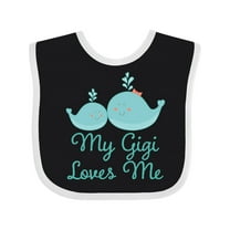 Inktastic My Gigi Loves Me Boys or Girls Baby Bib