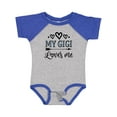 thumbnail image 1 of Inktastic My Gigi Loves Me Boys or Girls Baby Bodysuit, 1 of 5