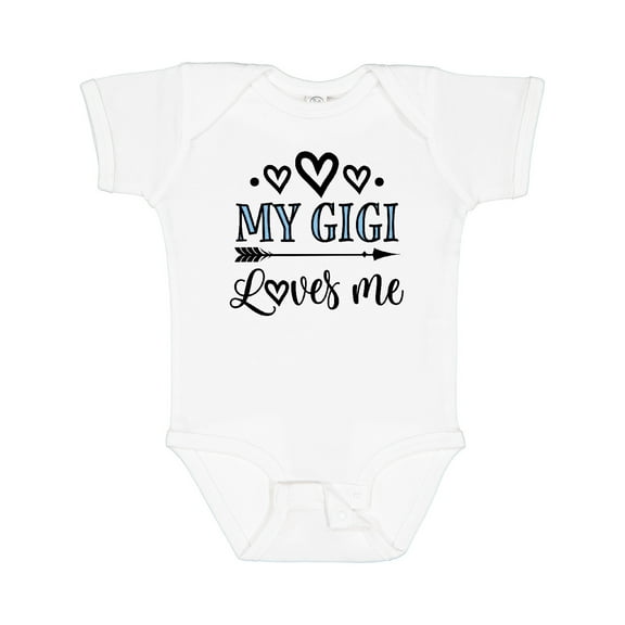 Inktastic My Gigi Loves Me Boys or Girls Baby Bodysuit