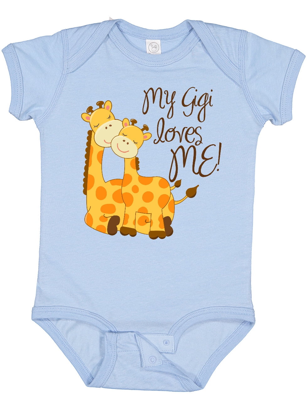 Inktastic My Gigi Loves Me Boys or Girls Baby Bodysuit