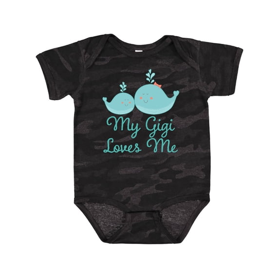 Inktastic My Gigi Loves Me Boys or Girls Baby Bodysuit