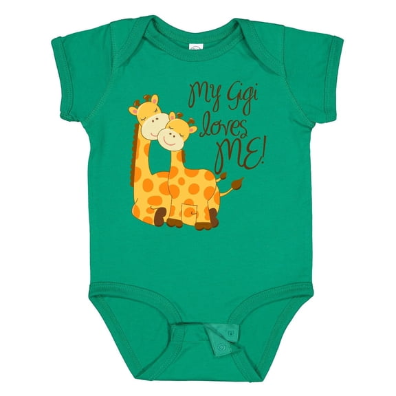 Inktastic My Gigi Loves Me Boys or Girls Baby Bodysuit