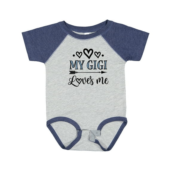 Inktastic My Gigi Loves Me Boys or Girls Baby Bodysuit