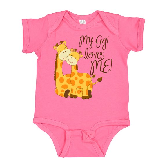 Inktastic My Gigi Loves Me Boys or Girls Baby Bodysuit