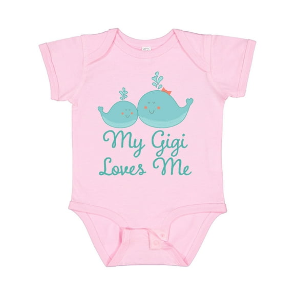 Inktastic My Gigi Loves Me Boys or Girls Baby Bodysuit