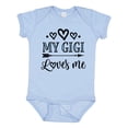 thumbnail image 1 of Inktastic My Gigi Loves Me Boys or Girls Baby Bodysuit, 1 of 5