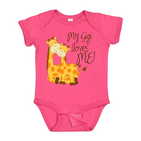 Inktastic My Gigi Loves Me Boys or Girls Baby Bodysuit