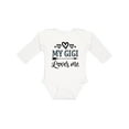 thumbnail image 1 of Inktastic My Gigi Loves Me Boys or Girls Long Sleeve Baby Bodysuit, 1 of 5