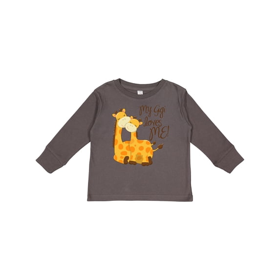 Inktastic My Gigi Loves Me Boys or Girls Long Sleeve Toddler T-Shirt