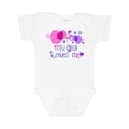 thumbnail image 1 of Inktastic My Gigi Loves Me Cute Elephants Boys or Girls Baby Bodysuit, 1 of 5