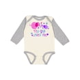 thumbnail image 1 of Inktastic My Gigi Loves Me Cute Elephants Boys or Girls Long Sleeve Baby Bodysuit, 1 of 5