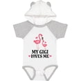 thumbnail image 1 of Inktastic My Gigi Loves Me Flamingo Girls Baby Bodysuit, 1 of 5