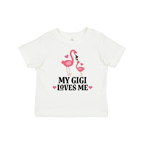 Inktastic My Gigi Loves Me Flamingo Girls Baby T-Shirt