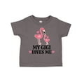 thumbnail image 1 of Inktastic My Gigi Loves Me Flamingo Girls Toddler T-Shirt, 1 of 5
