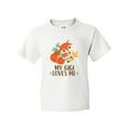 thumbnail image 1 of Inktastic My Gigi Loves Me Fox Gift Youth T-Shirt, 1 of 5
