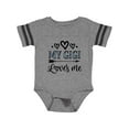 thumbnail image 1 of Inktastic My Gigi Loves Me Gift Boys or Girls Baby Bodysuit, 1 of 4