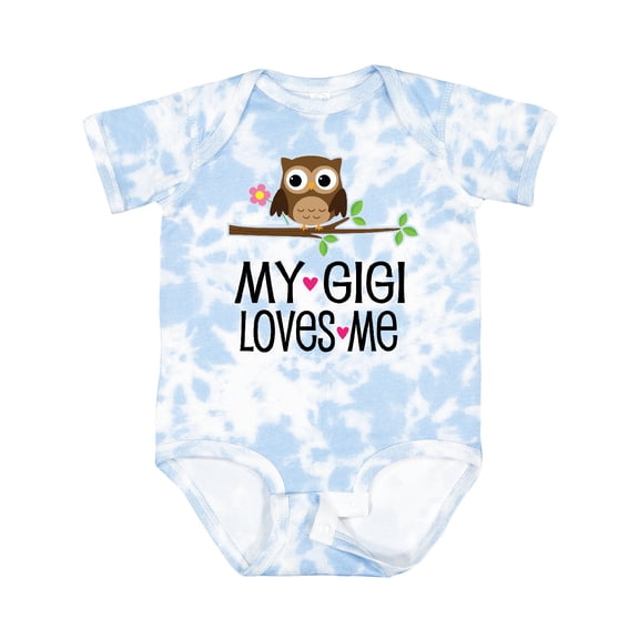Inktastic My Gigi Loves Me Girl Owl Girls Baby Bodysuit