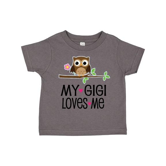Inktastic My Gigi Loves Me Girl Owl Girls Toddler T-Shirt