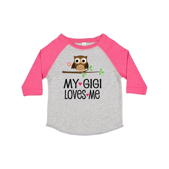 Inktastic My Gigi Loves Me Girl Owl Girls Toddler T-Shirt
