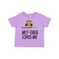 thumbnail image 1 of Inktastic My Gigi Loves Me Girl Owl Girls Toddler T-Shirt, 1 of 5