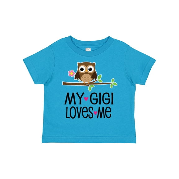 Inktastic My Gigi Loves Me Girl Owl Girls Toddler T-Shirt