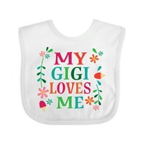 Inktastic My Gigi Loves Me Girls Apparel Girls Baby Bib