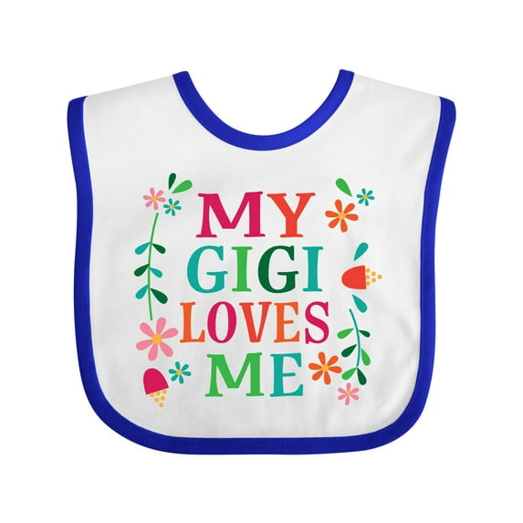 Inktastic My Gigi Loves Me Girls Apparel Girls Baby Bib