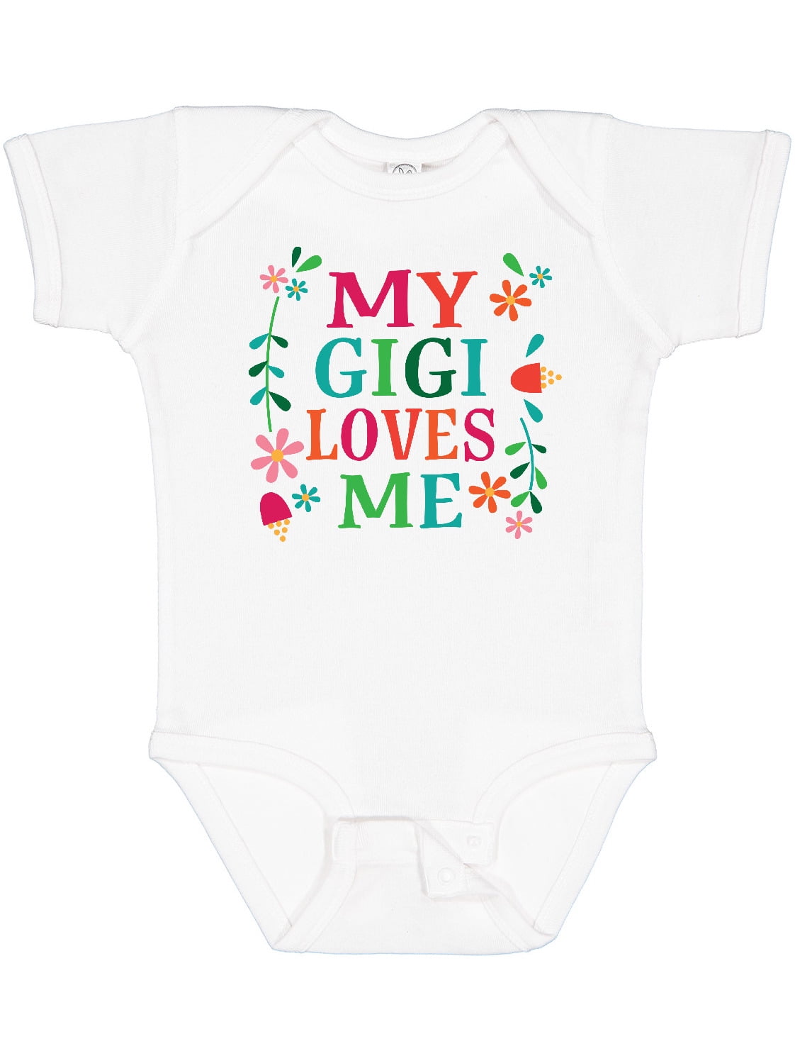 Inktastic My Gigi Loves Me Girls Apparel Girls Baby Bodysuit