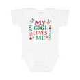 thumbnail image 1 of Inktastic My Gigi Loves Me Girls Apparel Girls Baby Bodysuit, 1 of 5