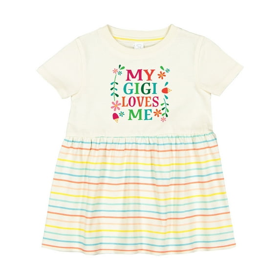 Inktastic My Gigi Loves Me Girls Apparel Girls Baby Dress