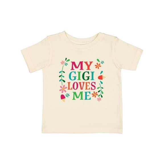 Inktastic My Gigi Loves Me Girls Apparel Girls Baby T-Shirt