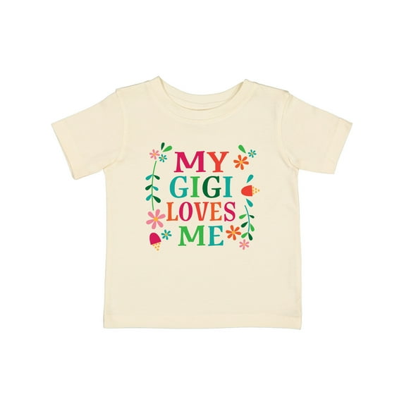 Inktastic My Gigi Loves Me Girls Apparel Girls Baby T-Shirt
