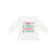 thumbnail image 1 of Inktastic My Gigi Loves Me Girls Apparel Girls Long Sleeve Toddler T-Shirt, 1 of 5