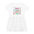 thumbnail image 1 of Inktastic My Gigi Loves Me Girls Apparel Girls Toddler Dress, 1 of 5