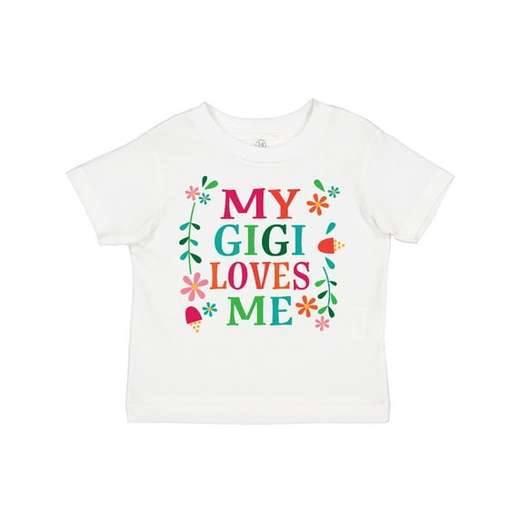 Inktastic My Gigi Loves Me Girls Apparel Girls Toddler T-Shirt