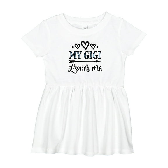 Inktastic My Gigi Loves Me Girls Baby Dress