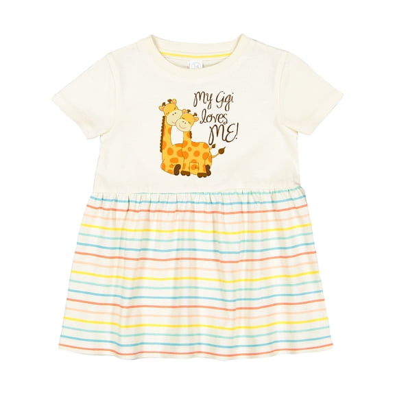 Inktastic My Gigi Loves Me Girls Baby Dress
