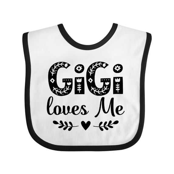 Inktastic My Gigi Loves Me Girls Girls Baby Bib
