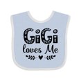 thumbnail image 1 of Inktastic My Gigi Loves Me Girls Girls Baby Bib, 1 of 4