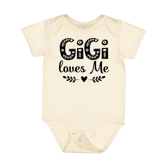 Inktastic My Gigi Loves Me Girls Girls Baby Bodysuit