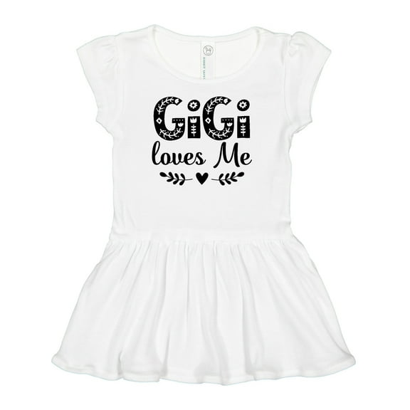 Inktastic My Gigi Loves Me Girls Girls Baby Dress