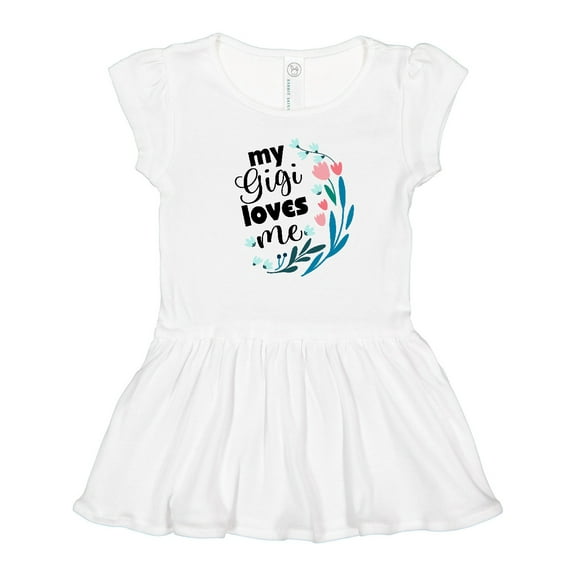 Inktastic My Gigi Loves Me Girls Girls Baby Dress