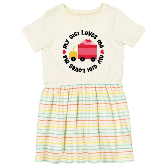 Inktastic My Gigi Loves Me Girls Toddler Dress